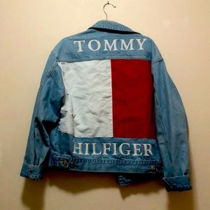 Large Tommy Hilfiger denim jacket